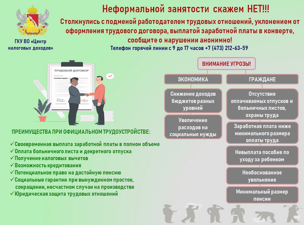 Наформальной занятости скажеж нет!.