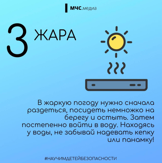 Информация по безопасности людей на водных объектах в летний период.