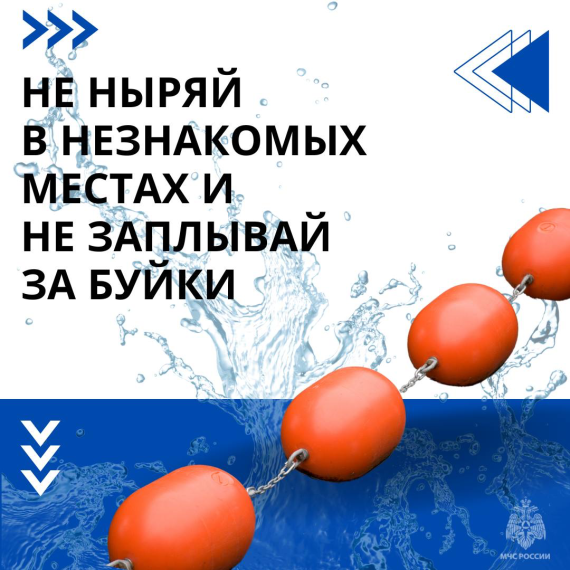 Информация по безопасности людей на водных объектах в летний период.