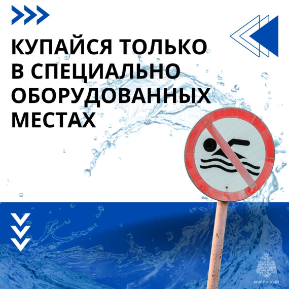 Информация по безопасности людей на водных объектах в летний период.