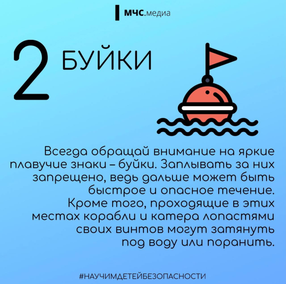 Информация по безопасности людей на водных объектах в летний период.